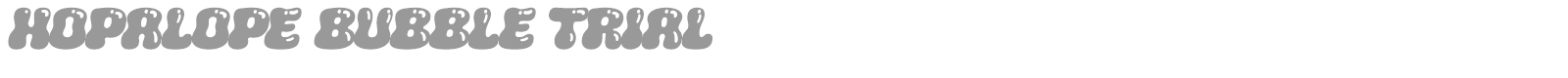 Hopalope font preview